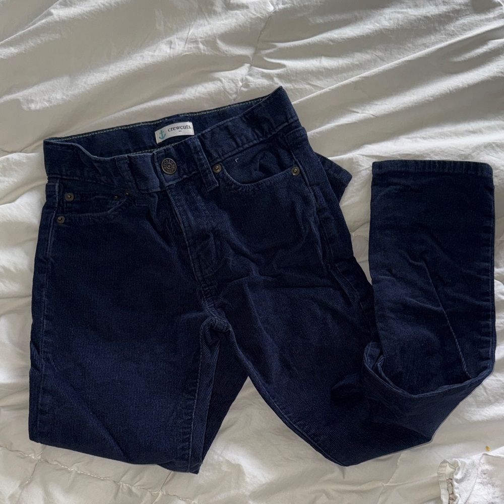 Crewcuts Dark Navy Corduroy Kids Jeans